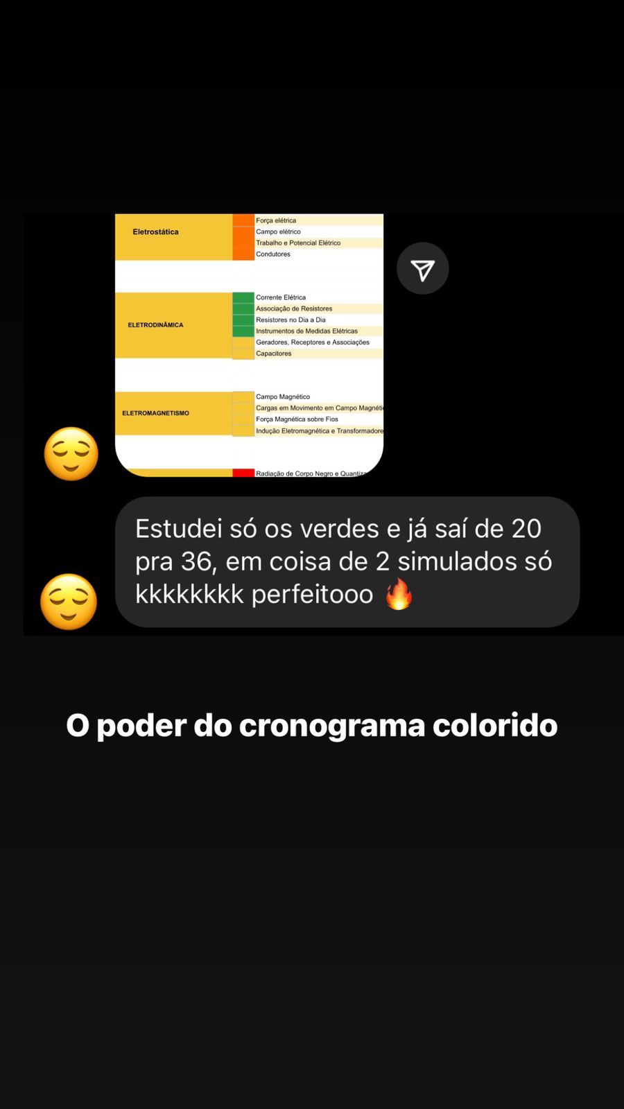 de 20 p 36 estudando só os verdes